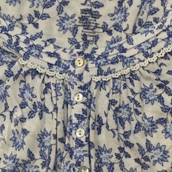 Croft & Barrow Short Sleeve Night Gown - Picture 3 of 4